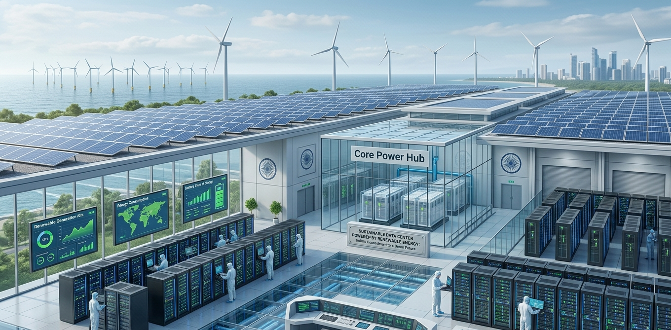 Renewable Energy in Data Centers: Building Sustainable Infrastructure in India